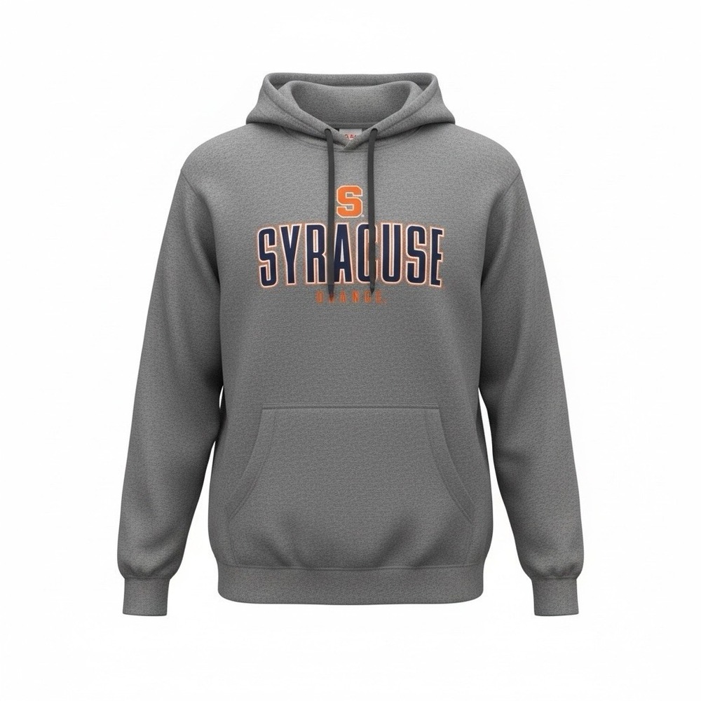 Champion Syracuse Orangemen Hoodie Sweatshirt Collegiate NCAA Dark‎ Grey Size L